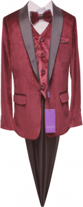 BOYS 5PC. SUIT (RED) 2121225